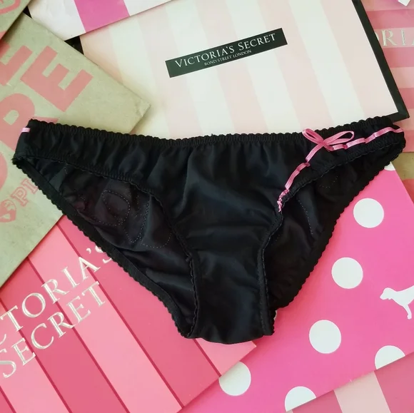 Victoria's Secret Vintage Sexy Little Things Velvet Hoodie Bikini Panty NWT Key - Picture 14 of 16